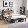 King Size Metal Platform Bed Frame with