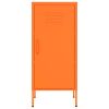 Storage Cabinet Orange Steel Medium Storage Cabinet Rectangular