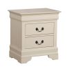 Elegant Beige Nightstand With Classic Design