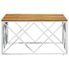 Coffee Table Silver, Natural Acacia