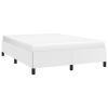 Bed Frame White Faux leather, plywood, engineered wood Full, Double
