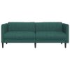 Sofa Dark Green 100% Polyester, plywood, solid wood Large Durable