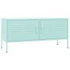 TV Cabinet Mint Steel Medium TV Cabinet Rectangular Modern