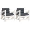 Garden Chair White, Anthracite