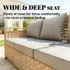 Rattan sofa, outdoor sofa, terrace sofa, balcony sofa
