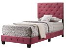 Charming Twin Bed In Cherry Finish