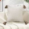 SOGA 50cm Beige Pillow Cover