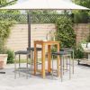 Garden Bar Set Grey, Anthracite