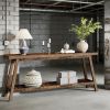 Farmhouse Console Table, Entryway Table 2-Tier Sofa Table