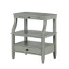 Newland Antique Grey Storage Nightstand