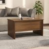 Coffee Table Brown Oak Engineered Wood