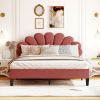 Queen Size Upholstered Platform Bed with