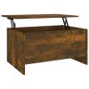 Coffee Table Smoked Oak Engineered Wood