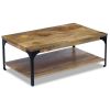 Coffee Table Natural Mango Mango Wood, Steel
