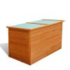 Storage Box Brown Fir wood, plywood, waterproof roof