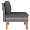Middle Sofa Grey and Anthracite