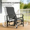 Sliding lounge chair set of two, lounge chair, outdoor chair, courtyard chair, black