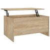 Coffee Table Sonoma oak Engineered wood Compact