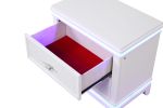 Nightstand in Milky White