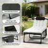 Folding lounge chair, courtyard chair, outdoor chair, (Chair only)
