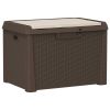 Garden Storage Box Brown Polypropylene (PP) Large