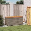 Garden Storage Box Grey and Brown