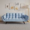 57 "blue sofa Soft two armrests throw