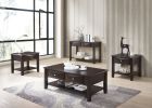 Simple Modern Look Wooden End Table Living Room Sofa Side Table Venner DrawerAnd Shelf