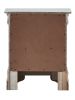 Sleek Silver Champagne Nightstand