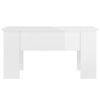 Coffee Table High gloss white Engineered wood Medium