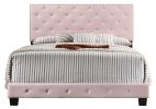 Charming Transitional Pink Bed For Style