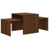 Coffee Table Brown oak Engineered wood Expandable Coffee Table