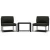 Garden Sofa Set Anthracite Aluminum Medium Modular