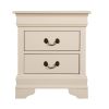 Elegant Beige Nightstand With Classic Design