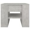 Coffee Table Concrete Gray Engineered Wood Medium Coffee Table