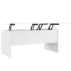 Coffee Table High gloss white Engineered wood Medium Coffee Table