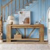 Console Table, 2-Tier Long Sofa Table Hallway Table