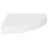 Corner Shelf White Honeycomb MDF Small Wall mounting