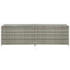 Storage Chest Grey Polyethylene Rattan 78.7 in x 19.7 in x 23.6 in