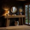 Console Table, Farmhouse Narrow Entryway Table Behind The Couch