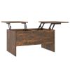 Coffee Table Smoked Oak Engineered Wood Medium