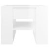 Coffee Table High gloss white Engineered wood Compact