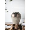 13x13x16" Round Sienna Brown Ceramic Accent Vase
