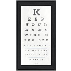 Eye Chart II by Marla Rae — Framed Wall Art Print