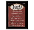 Laundry Rules by Linda Spivey — Framed Wall Art Print