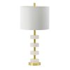 13x13x26" Marble Table Lamp