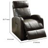Ricardo Recliner with Power Lift, Dark Gray
