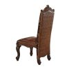 27 Inch Wide Side Chair, Faux Leather
