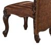 27 Inch Wide Side Chair, Faux Leather