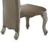 27 Inch Wide Dining Side Chair, Faux Leather